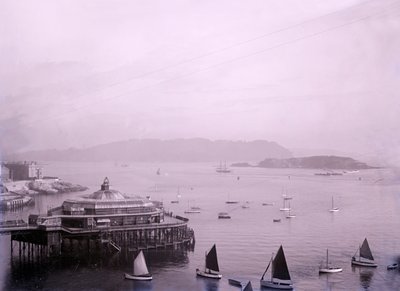 Molo Promenade w Plymouth w Devon, koniec XIX i początek XX wieku. autorstwa Unbekannt