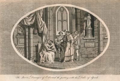 Królowa wdowa Edwarda IV rozstająca się z synem, księciem Yorku, 1483 1793 autorstwa Unbekannt