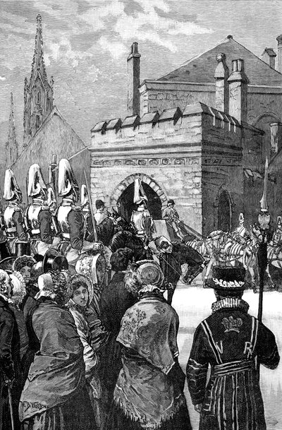 Królowa otwierająca parlament, 1846, 1900 autorstwa Unbekannt
