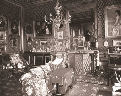 Salon Queens, zamek Windsor, Berkshire, 1894. autorstwa Unbekannt
