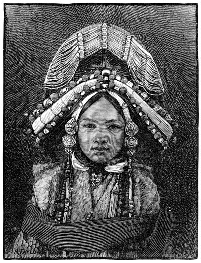 Ranee z Sikkimu, 1889 autorstwa Unbekannt