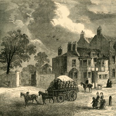 Gospoda „Czerwona Krowa”, Hammersmith, ok. 1878 r. autorstwa Unbekannt