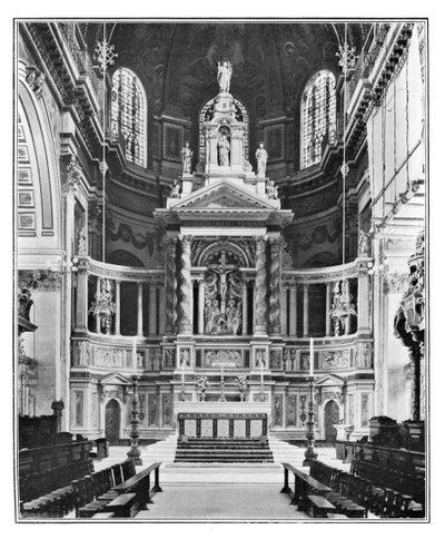 Reredos w katedrze św. Pawła, 1901 autorstwa Unbekannt