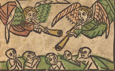 Zmartwychwstanie umarłych, c. 14601470. autorstwa Unbekannt