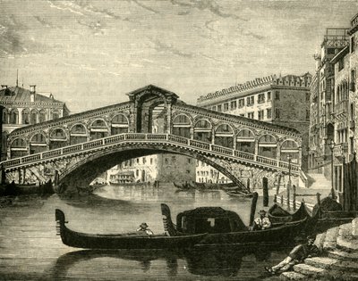 Rialto, Wenecja, 1890. autorstwa Unbekannt