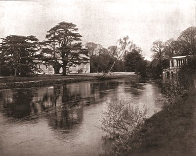 Rzeka Nadder, Wilton House, Wiltshire, 1894. autorstwa Unbekannt