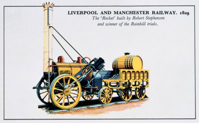 Koleje Rocket, Liverpool i Manchester, 1829, XX wiek autorstwa Unbekannt