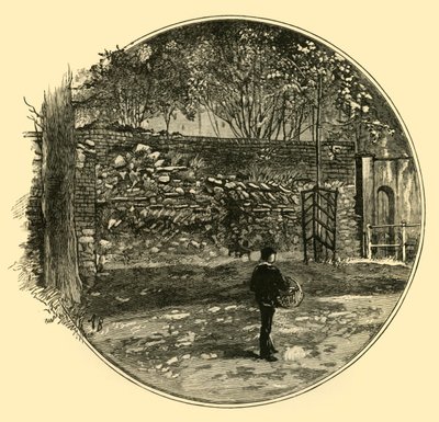 Mur rzymski w Dorchester, 1898. autorstwa Unbekannt