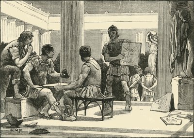 Rzymianie w Koryncie, 1890. autorstwa Unbekannt