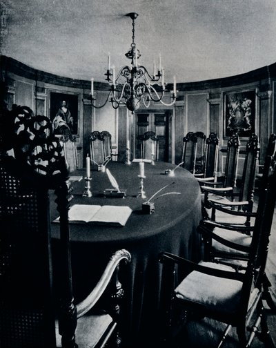 Sala Kapitolu, w której zebrała się Rada Wykonawcza, ok. 1938 r. autorstwa Unbekannt