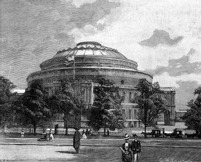 Royal Albert Hall, Kensington, Londyn, 1900 autorstwa Unbekannt