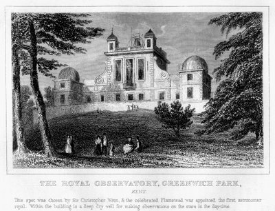 Królewskie Obserwatorium, Greenwich, Londyn autorstwa Unbekannt