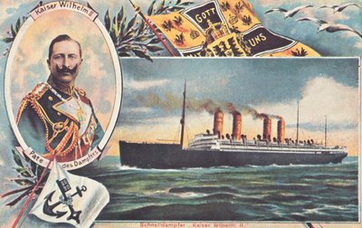 Kaiser SS Wilhelm II, ok. 1910. autorstwa Unbekannt