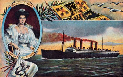 Księżniczka koronna SS Cecylia, ok. 1910. autorstwa Unbekannt