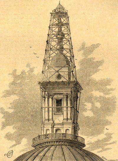Rusztowanie i Obserwatorium na St. Pauls w 1848, 1897. autorstwa Unbekannt