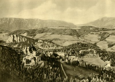Schneeberg i pasmo górskie Rax, Semmering, Dolna Austria, ok. 1935. autorstwa Unbekannt