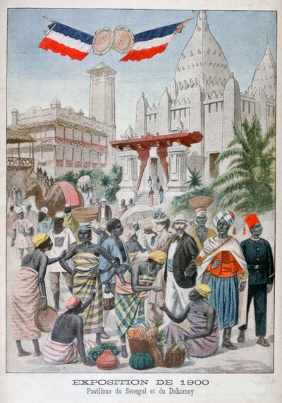 Pawilon Sengalise na Wystawie Powszechnej 1900, Paryż, 1900 autorstwa Unbekannt