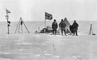Obóz Shackleton, Antarktyda, Boże Narodzenie, 1908 autorstwa Unbekannt