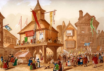 Jubileusz Szekspira w Stratford upon Avon, ok. 1850 r. autorstwa Unbekannt
