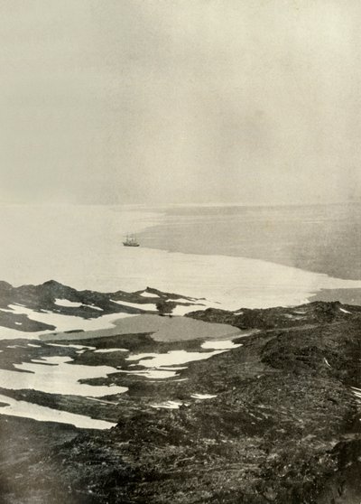 Statek przy Pram Point, tuż przed odlotem na północ, c1908, 1909 autorstwa Unbekannt