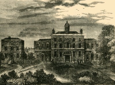 Szpital dla ospy, Kings Cross, 1800, c1876. autorstwa Unbekannt
