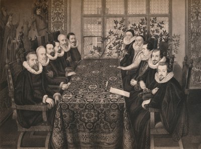 Konferencja w Somerset House, 1604, 1604, 1904 autorstwa Unbekannt