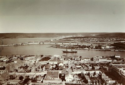 South Bay i Cape Paul, Sewastopol, Krym, lata 50. XIX wieku autorstwa Unbekannt