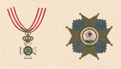 Hiszpański Zakon Św. Hermenegildo, ok. XIX w. autorstwa Unbekannt