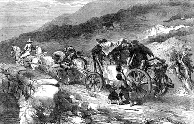 Dyliżans ostatniego stulecia, 1855 autorstwa Unbekannt