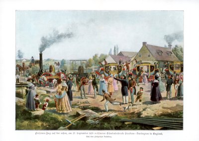 Kolej Stockton & Darlington, 1825 1900 autorstwa Unbekannt