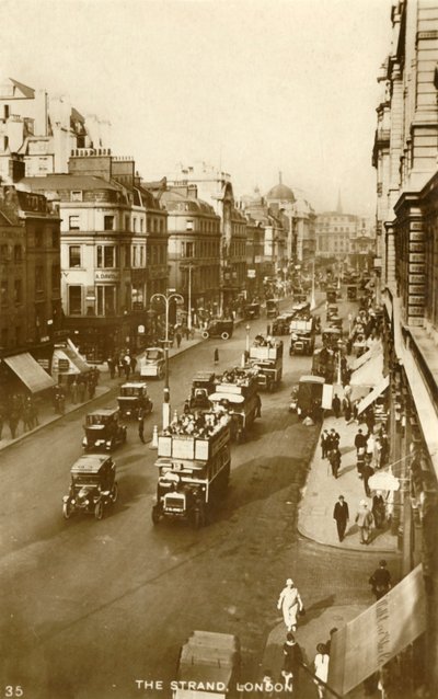 Strand, Londyn, 1929. autorstwa Unbekannt