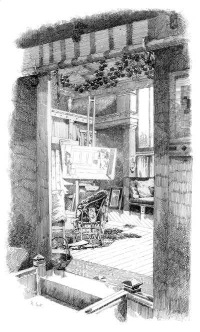 Pracownia, ok. 1880-1882 autorstwa Unbekannt