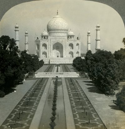 Taj Mahal, Agra, Indie, 1902. autorstwa Unbekannt