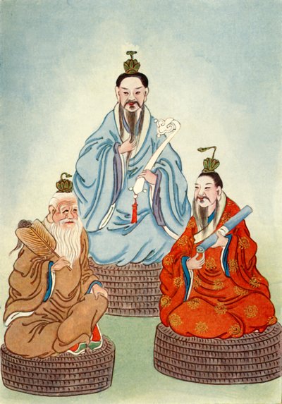 „Triada taoistyczna”, 1922. autorstwa Unbekannt
