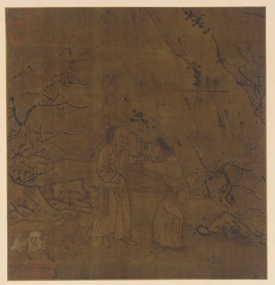 Łzawe rozstanie Su Wu i Li Ling, dynastia Ming, 1368-1644. autorstwa Unbekannt