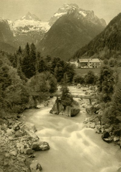 Diabelski most Teufelsstein, Lofer, Austria, ok. 1935. autorstwa Unbekannt