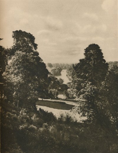 Tamiza w Richmond, jeden z najsłynniejszych widoków w Anglii, ok. 1935. autorstwa Unbekannt