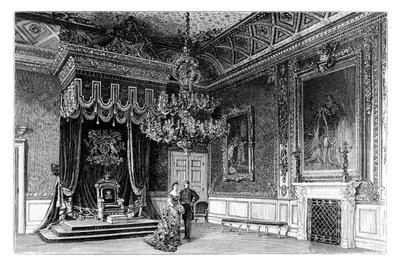 Sala tronowa, Pałac św. Jakuba, Londyn, ok. 1888 r. autorstwa Unbekannt