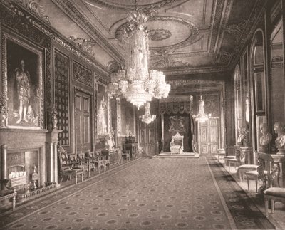 Sala tronowa, zamek Windsor, Berkshire, 1894. autorstwa Unbekannt