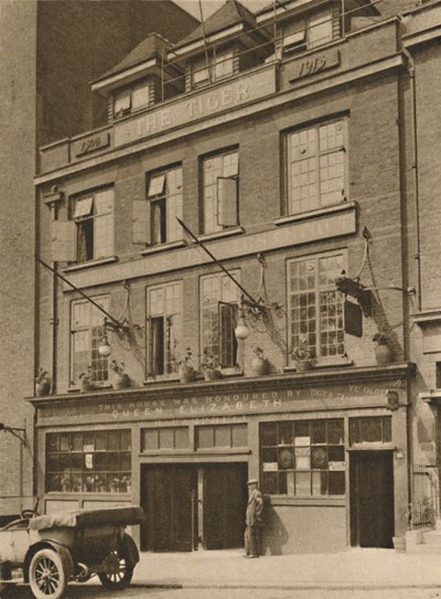 Tawerna Tygrys na Tower Hill, ok. 1935. autorstwa Unbekannt