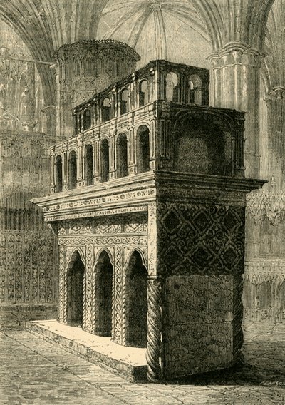 Grób Edwarda Wyznawcy, 1881. autorstwa Unbekannt