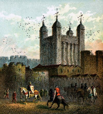 Tower of London, ok. 1850 r autorstwa Unbekannt