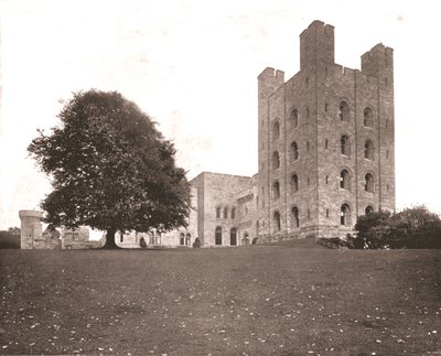 Wieża w Penrhyn, Caernarvonshire, Walia, 1894. autorstwa Unbekannt