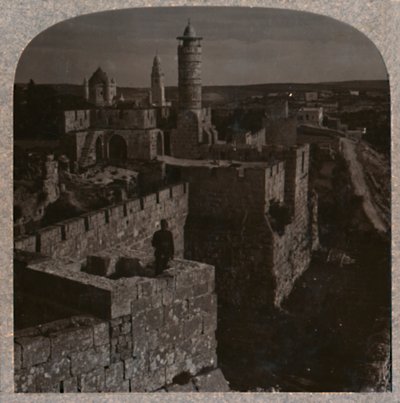 Wieża Dawida. Najstarsza część Cytadeli, ok. 1900 autorstwa Unbekannt