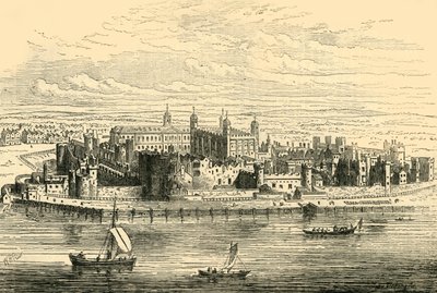 Tower of London, ok. 1872 r. autorstwa Unbekannt