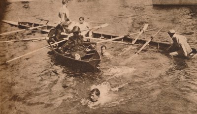 Uniwersytecki wyścig łodzi, marzec 1912 1935 autorstwa Unbekannt