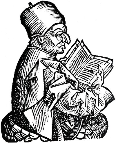 Beda Czcigodny c673-735, teolog anglosaski, uczony i historyk, 1493 autorstwa Unbekannt