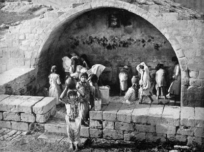 Studnia Dziewic w Nazarecie, 1926 autorstwa Unbekannt