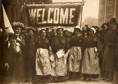 Powitanie ofiar męskiej tyranii 1908, 1933. autorstwa Unbekannt