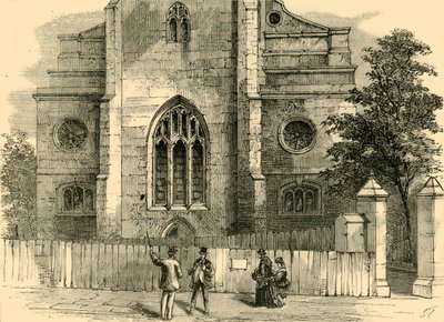 West End of St. Andrews, ukazujący łuk gotycki, ok. 1872 r. autorstwa Unbekannt